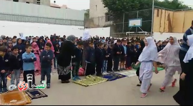 فيديو: طلاب مدرسة جنة ابن رشد يؤدون صلاة الاستسقاء في ساحة المدرسة بعد انحباس الامطار 